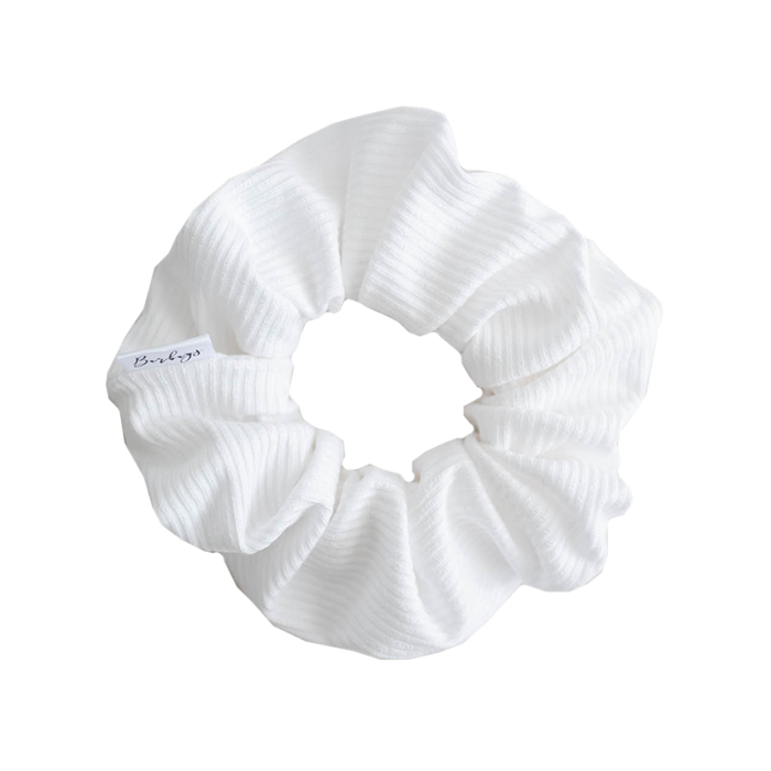 Cotton Rib Knit - White — SAS Fabrics