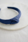 Soft Navy Rib Knit Headband