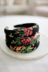 Black Vintage Garden Headband