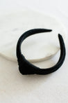 Black Rib Knit Headband