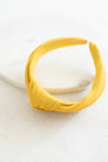 Mustard Rib Knit Headband