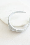 Soft Grey Rib Knit Headband